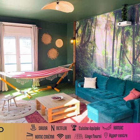 Jungle Urbain- Sauna - Cine - Hamac - Hyper Centre Amiens Eksteriør billede
